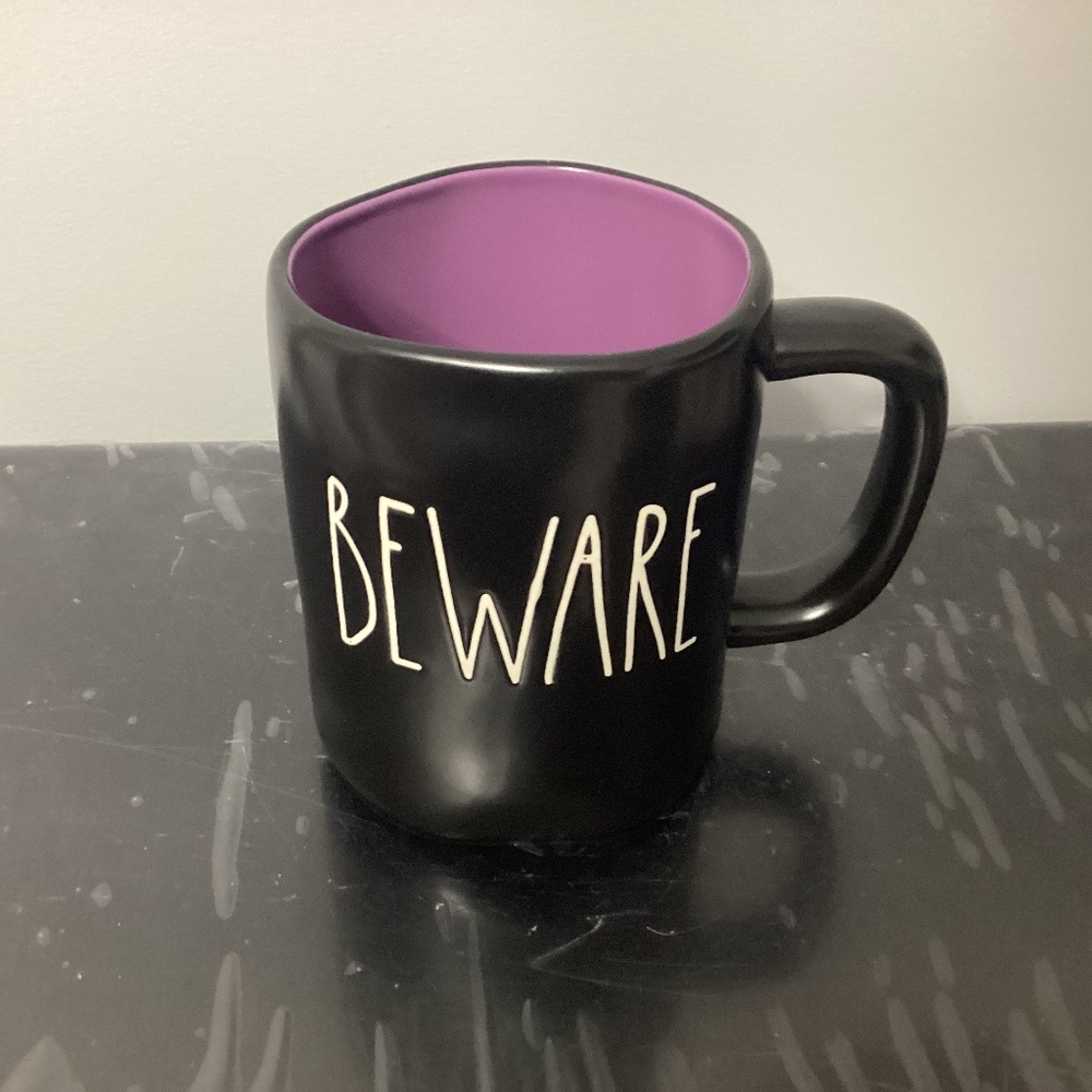 Rae Dunn beware mug